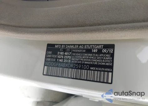 2013 Mercedes-Benz C 300 Luxury 4Matic/Sport 4Matic из США, поврежденный, VIN WDDGF8ABXDR259100